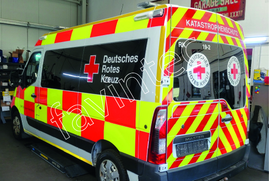Einsatzfahrzeuhe - Neu und Reparaturfolierung